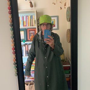 Stutterheim Moseback Lightweight Raincoat, Olive Green